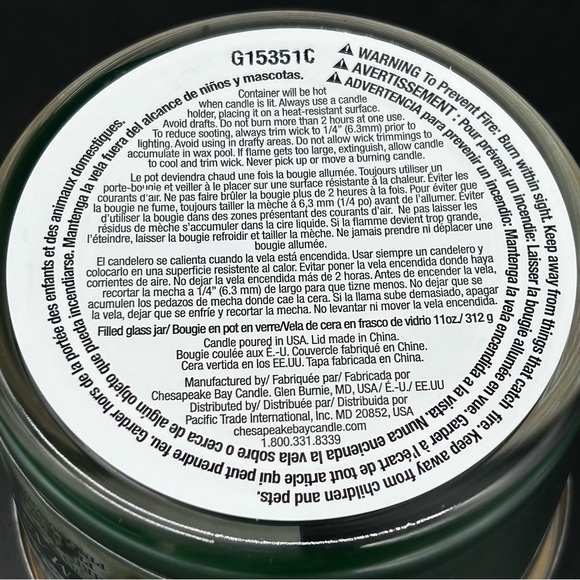 Avon Christmas Pine 3 Wick Candle new in box - Picture 4 of 5